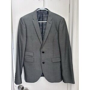 altamoda By MW 2 Button Men’s Blazer Suit Jacket Size 40 Regular Grey